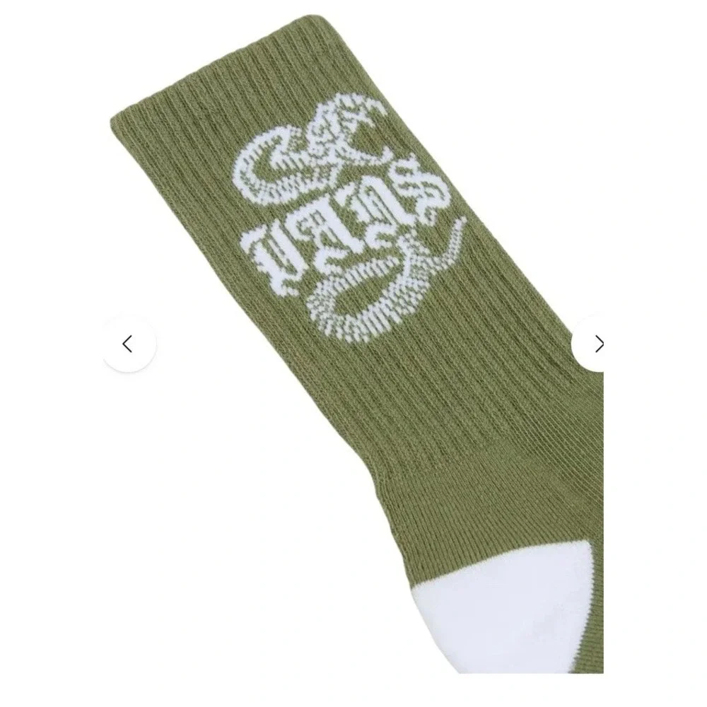 Vans - Road Stop Crew Sock Loden Green - Boys‎ Us Size 1-6